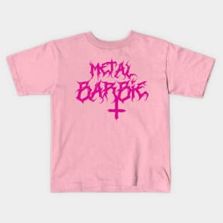 Barbie Metal (Tema Barbie) Kids T-Shirt